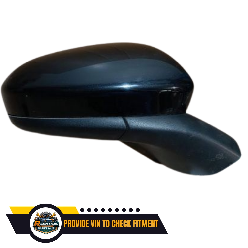 2019–2020 Ford Fusion Right Passenger Side View Door Mirror with Blind Spot Black — view 2