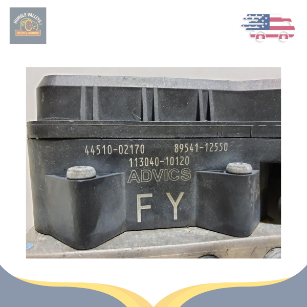 2009–2010 Toyota Corolla ABS Pump Actuator Assembly without Stability Control 09 10 — view 2