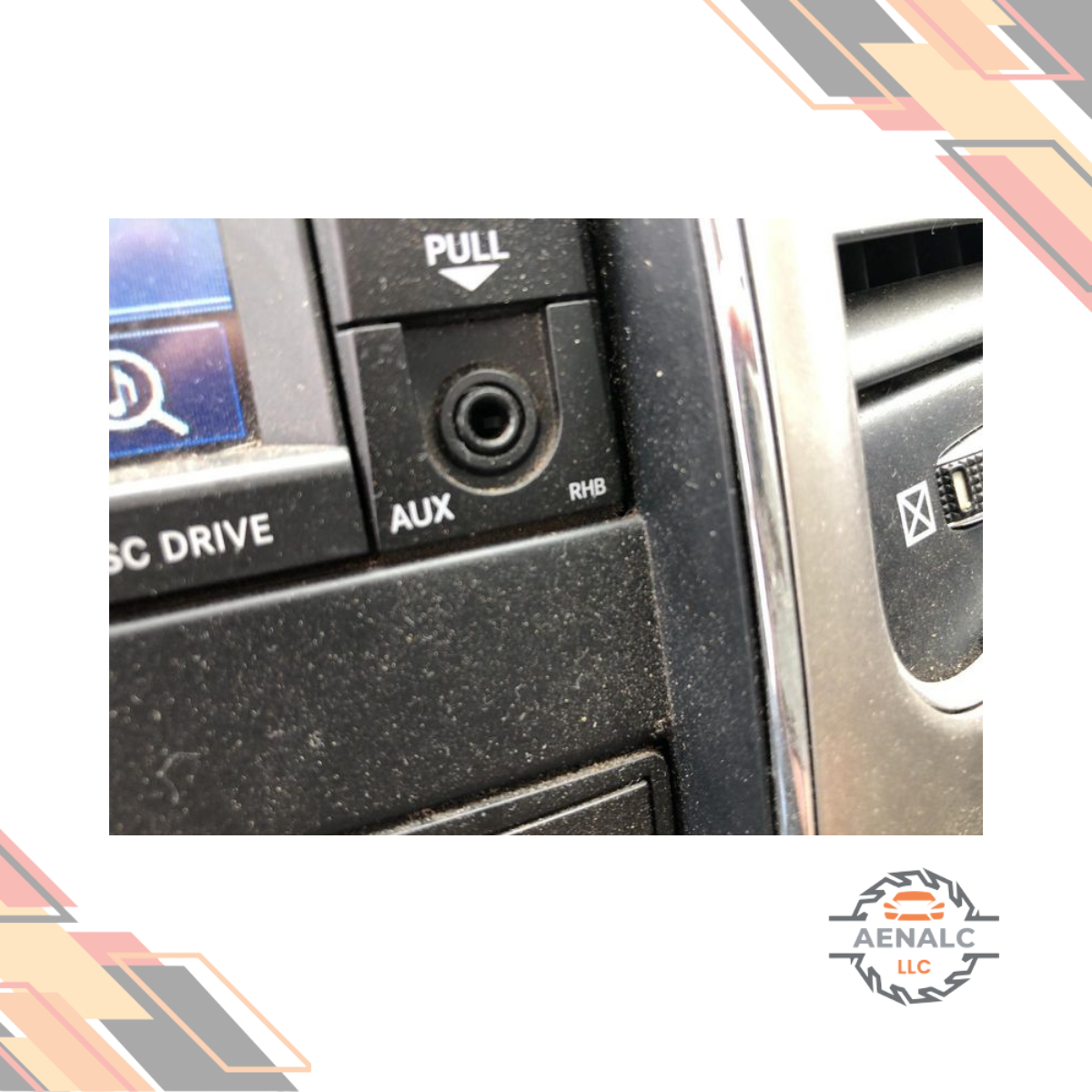 2012 Jeep Grand Cherokee Radio with Navigation Sat CD DVD HDD Face ID RHB OEM — view 4