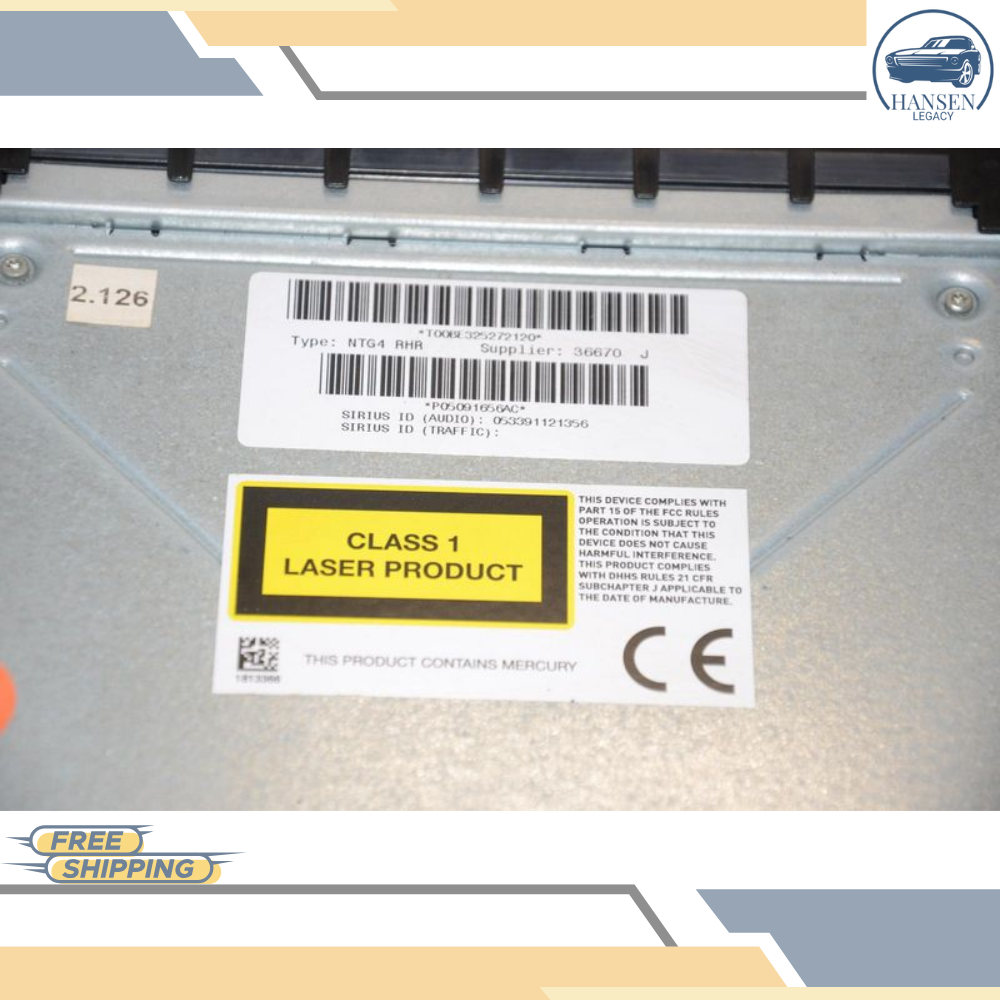 2013 Chrysler 200 AM FM CD DVD HDD Navigation UConnect Radio RHR OEM — view 5