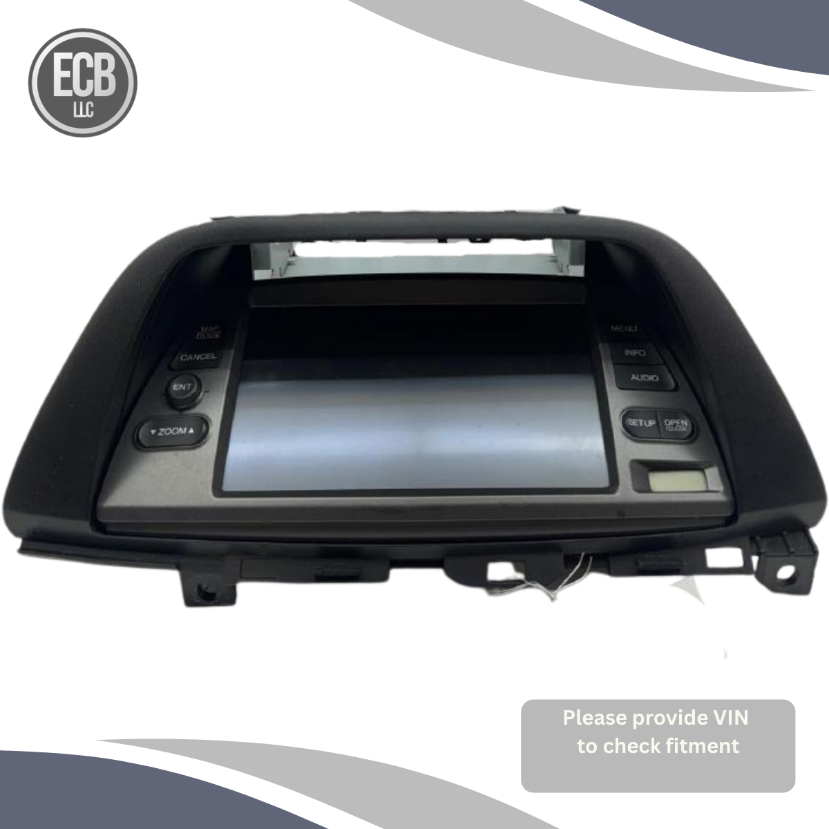 2005–2010 Honda Odyssey Radio Navigation Display Screen OEM — view 1