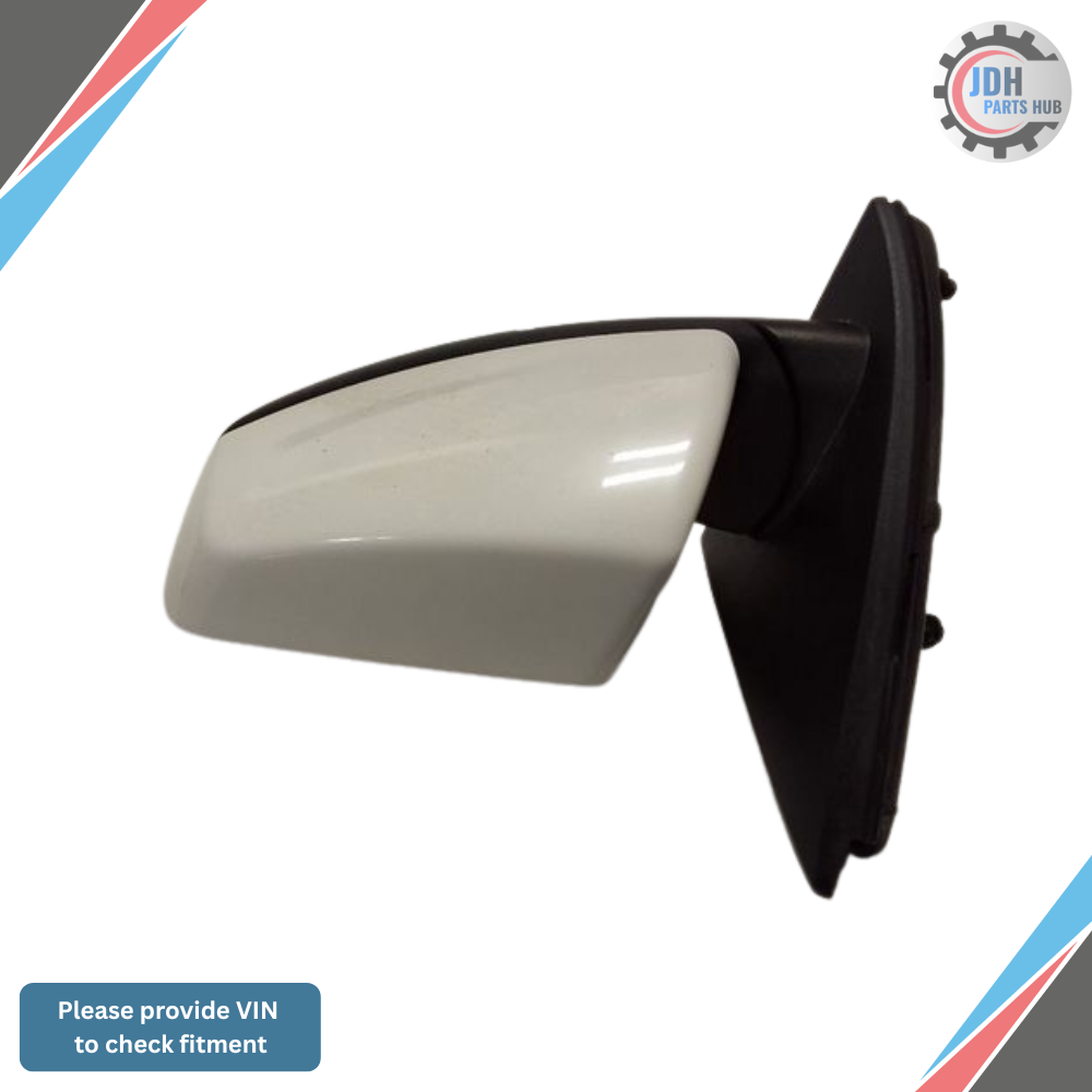 2017–2019 GMC Acadia Left Driver Side View Door Mirror Power Option DR5 White — view 1