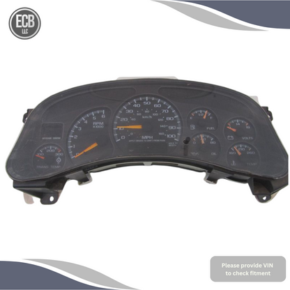 2001–2002 Chevrolet Silverado 2500 Speedometer Head Cluster OEM — view 1