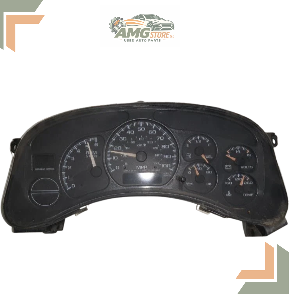2000–2002 Chevrolet Tahoe Speedometer Speedo Cluster MPH OEM — view 1