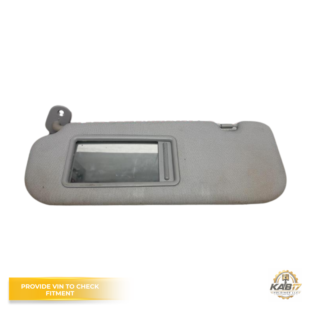 2014–2016 Hyundai Elantra Driver LH Interior Sun Visor with Mirror Gray OEM — view 2