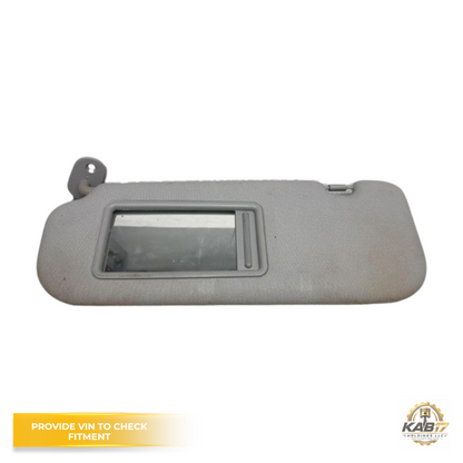 2014–2016 Hyundai Elantra Driver LH Interior Sun Visor with Mirror Gray OEM — view 2