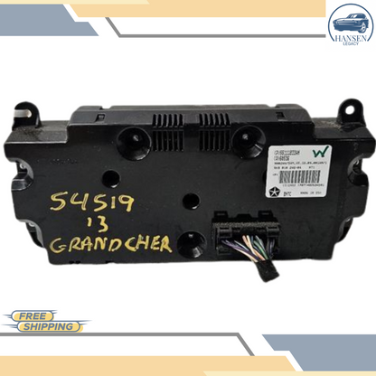 2011–2013 Jeep Grand Cherokee Manual Climate AC Heater Temperature Control OEM — view 3