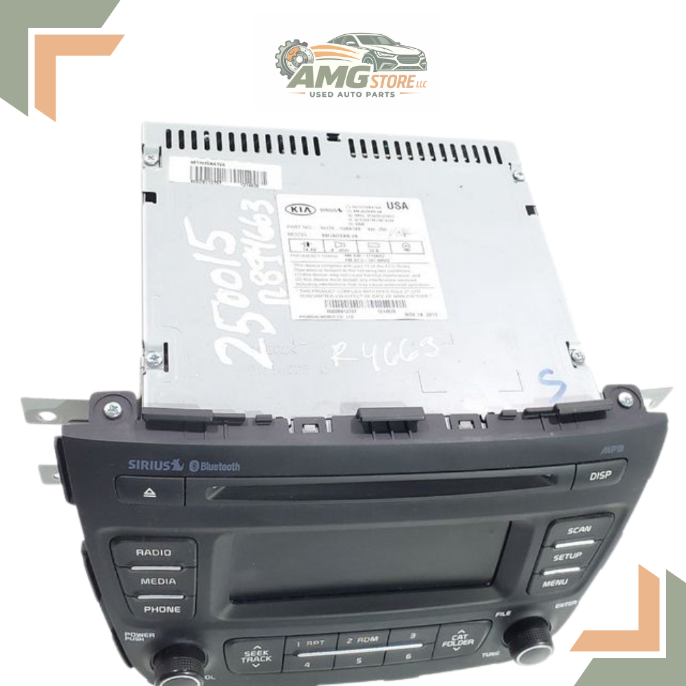 2014–2015 Kia Sorento CD MP3 Player Radio Media Receiver with Satellite & UVO OEM — view 1