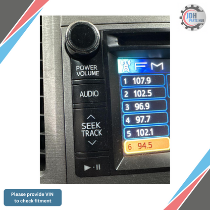 2013–2014 Toyota Venza 6.1" Radio Receiver Display Screen OEM — view 4