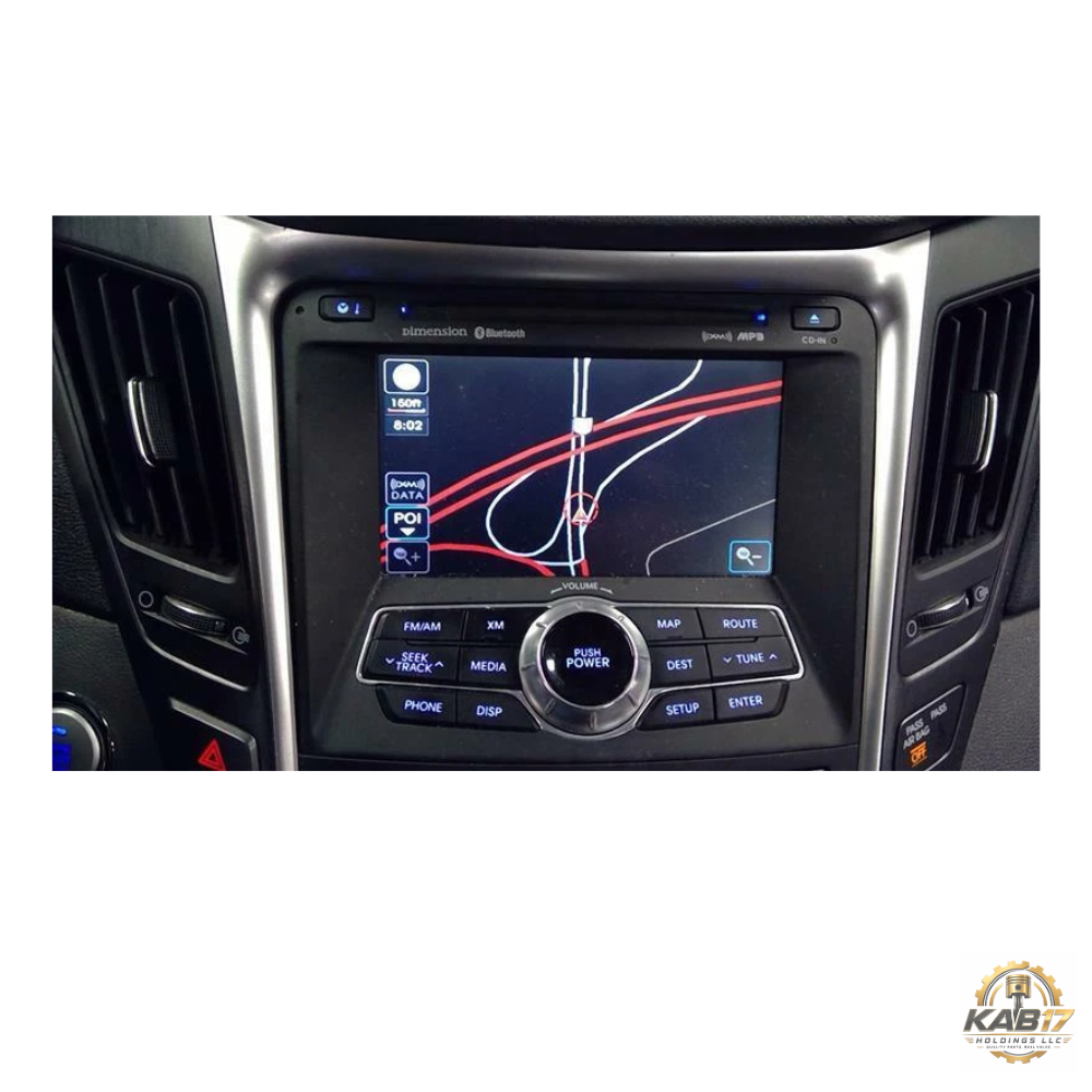 2011 Hyundai Sonata Radio Receiver with GPS Navigation OEM 11 — view 4