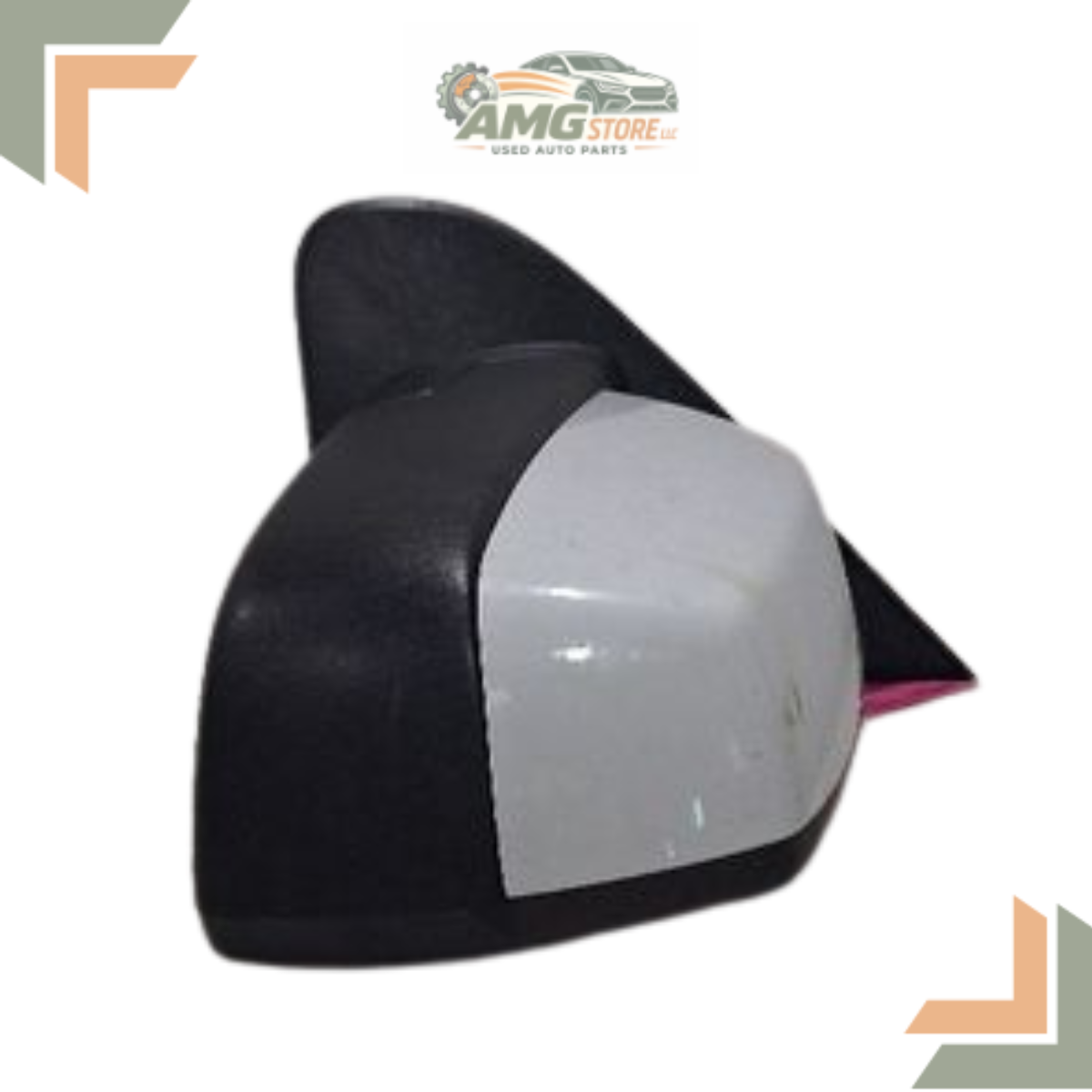 2014–2019 Chevrolet Silverado 1500 Left Driver Side View Door Mirror White LH — view 2