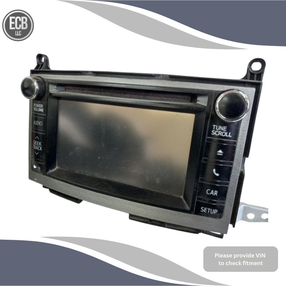 2013–2014 Toyota Venza 6.1" Radio Receiver Display Screen OEM — view 1