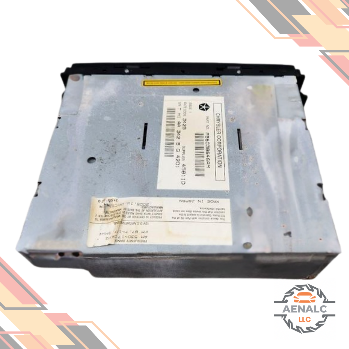 2005–2007 Jeep Dodge Chrysler with Navigation DVD Rec 6 Disc CD Radio — view 4