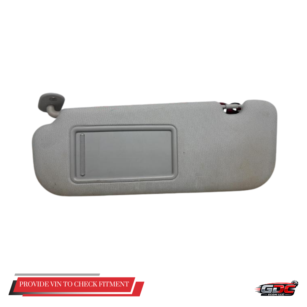 2014–2016 Hyundai Elantra Driver LH Interior Sun Visor with Mirror Gray OEM — view 1