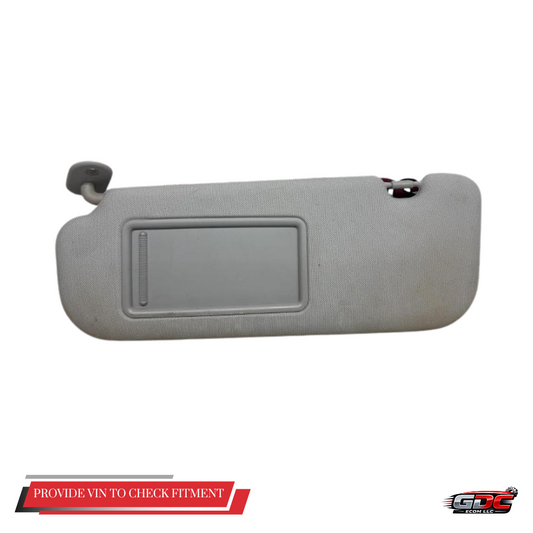 2014–2016 Hyundai Elantra Driver LH Interior Sun Visor with Mirror Gray OEM — view 1