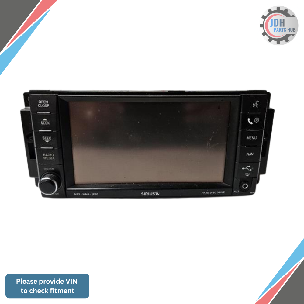 2008–2010 CHRYSLER JEEP DODGE AM-FM-DVD RADIO DISPLAY RECEIVER SATELLITE RER — view 1