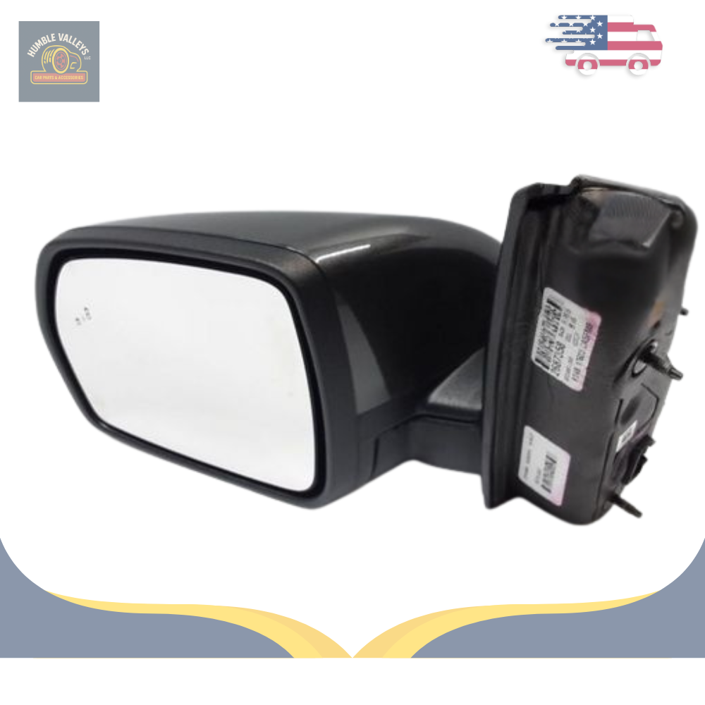 2019–2024 Ford Edge Left Driver Side View Door Mirror with Turn Signal Gray OEM LH — view 3