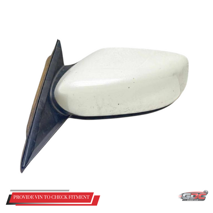 2013–2018 Nissan Altima Sedan Left Driver White Side View Door Mirror — view 1