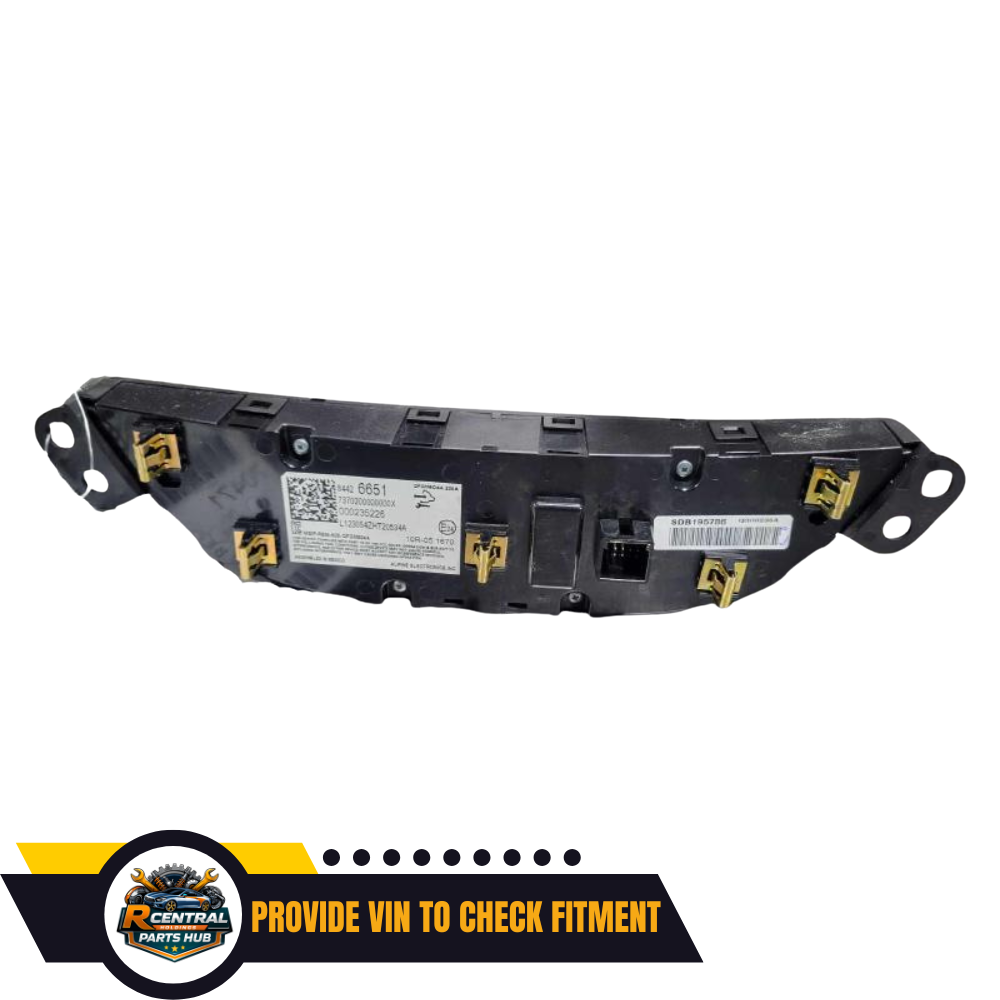 2019–2020 Chevrolet Malibu A/C AC Temperature Heater Control — view 5