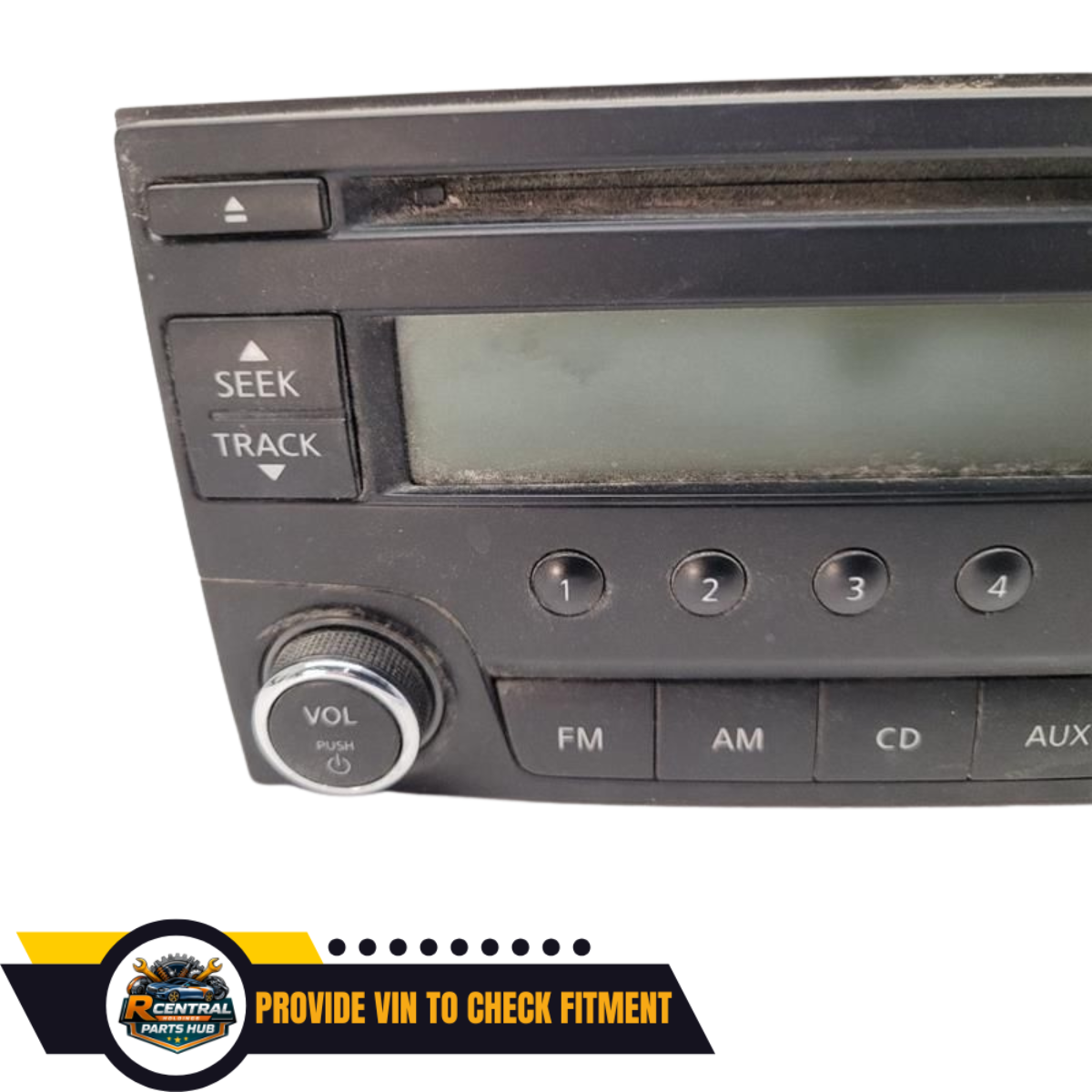 2015–2018 Nissan Versa Radio Receiver AM FM CD without Navigation OEM — view 3