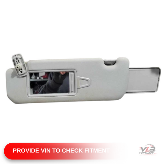 2011–2016 Kia Sportage LH Drive Sunvisor Sun Visor with Mirror & Extender OEM — view 1
