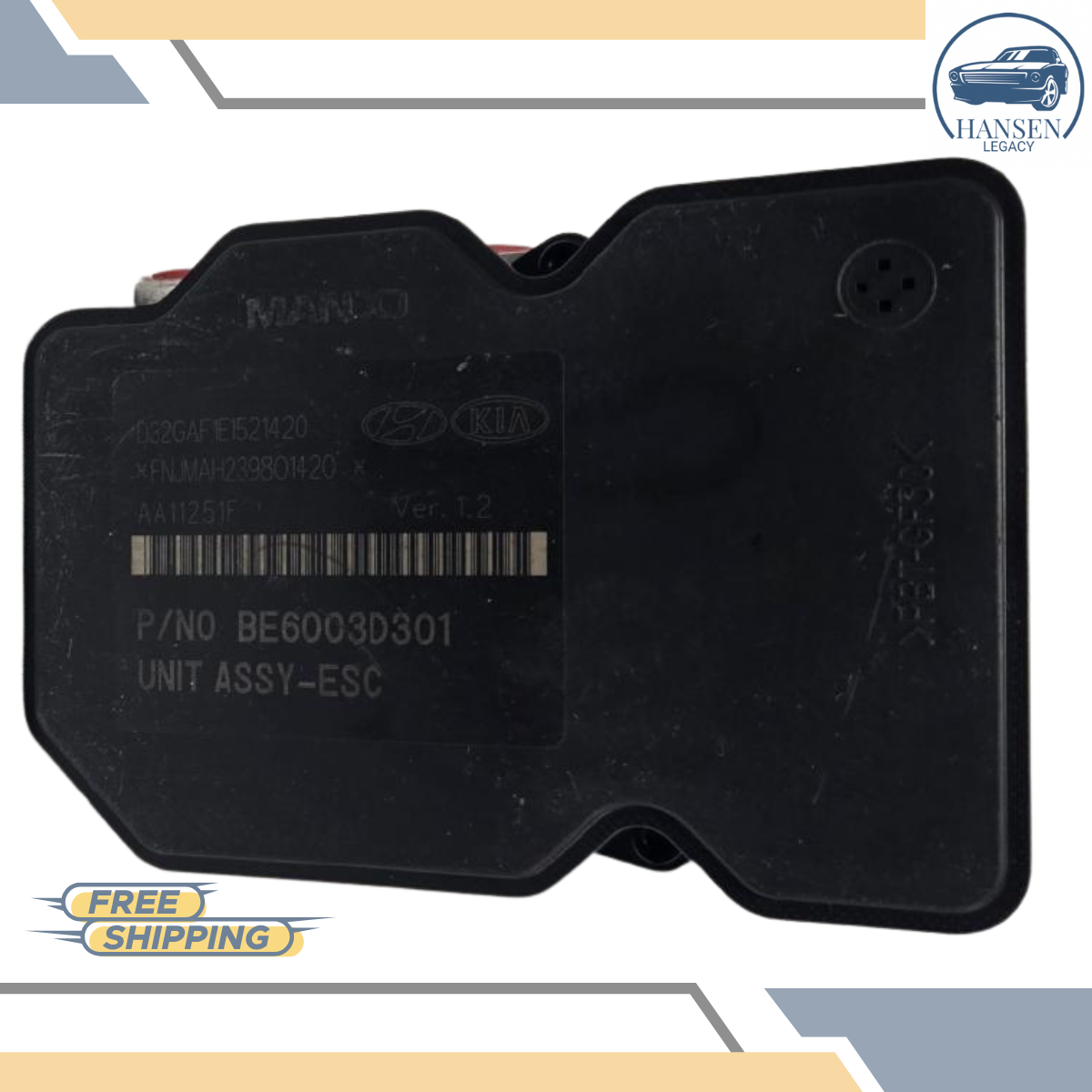 2011–2012 Hyundai Sonata ABS Anti Lock Brake Actuator Pump Hybrid OEM — view 4