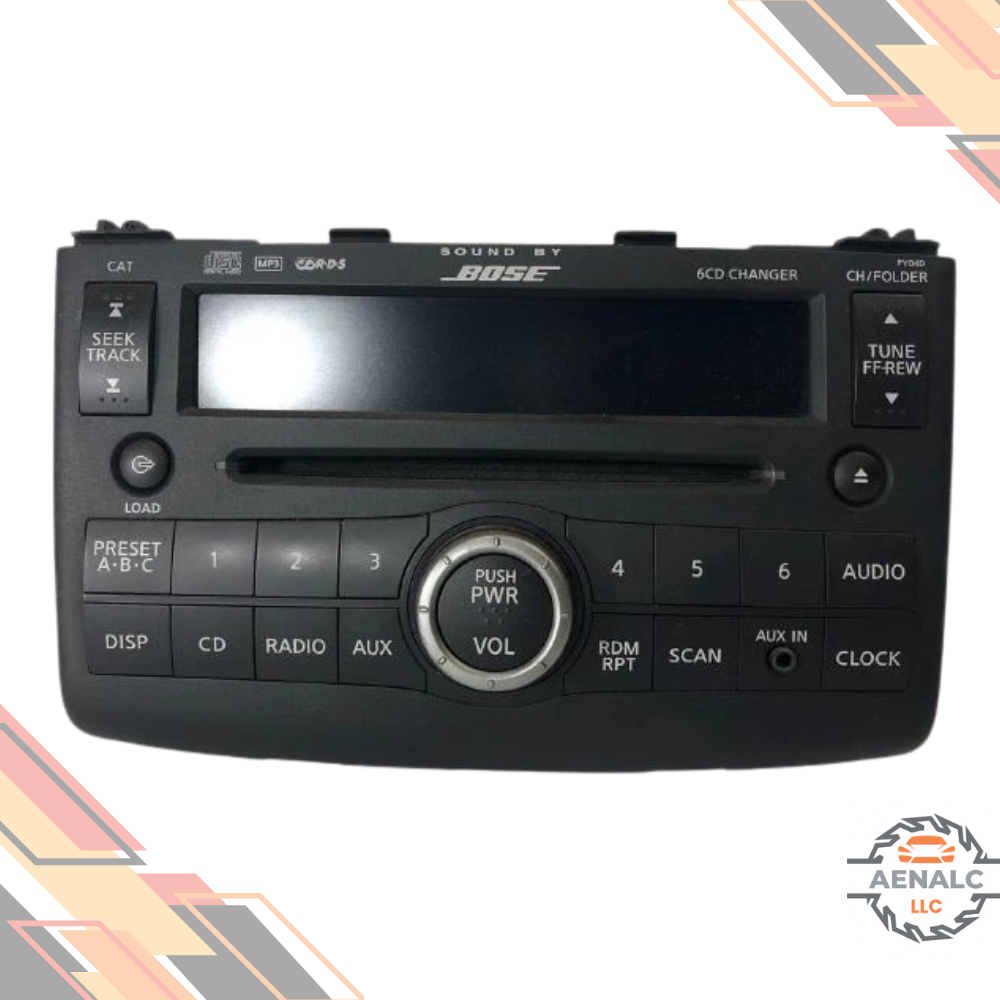 2008–2009 Nissan Rogue Bose 6 CD Radio Receiver OEM — view 1