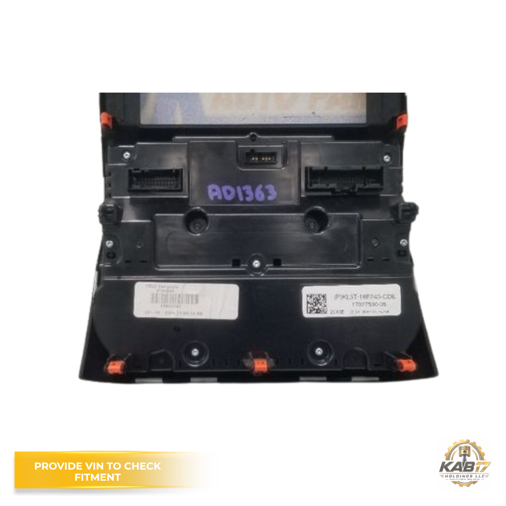 2019–2020 Ford F150 Radio Control Panel AC Heater Controls OEM KL3T-18E243-CD<wbr/>E — view 5