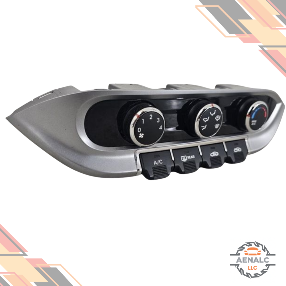 2012–2015 Kia Rio A/C Heater manual Temperature Climate Control (3 knob) OEM — view 3