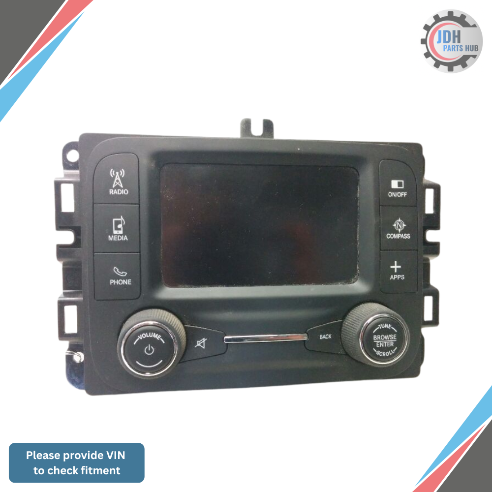 2015–2017 Jeep Renegade AM FM Radio Receiver With Display Screen OEM — view 1