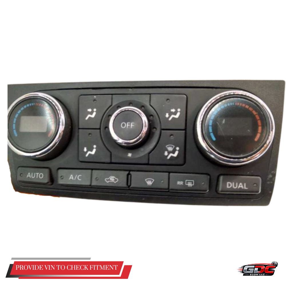 2007–2013 Nissan Altima AC Heater Climate Temperature Control OEM — view 1