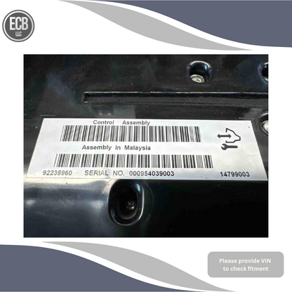 2010–2012 Chevrolet Camaro Radio Control Panel KA1 OEM — view 3