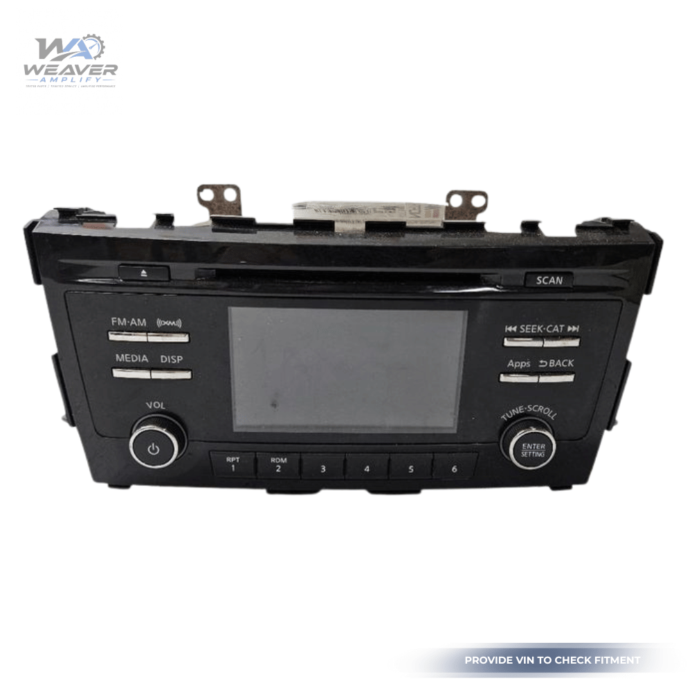 2013–2015 Nissan Altima Sedan AM FM CD Radio Receiver without Navigation 5" Display — view 1