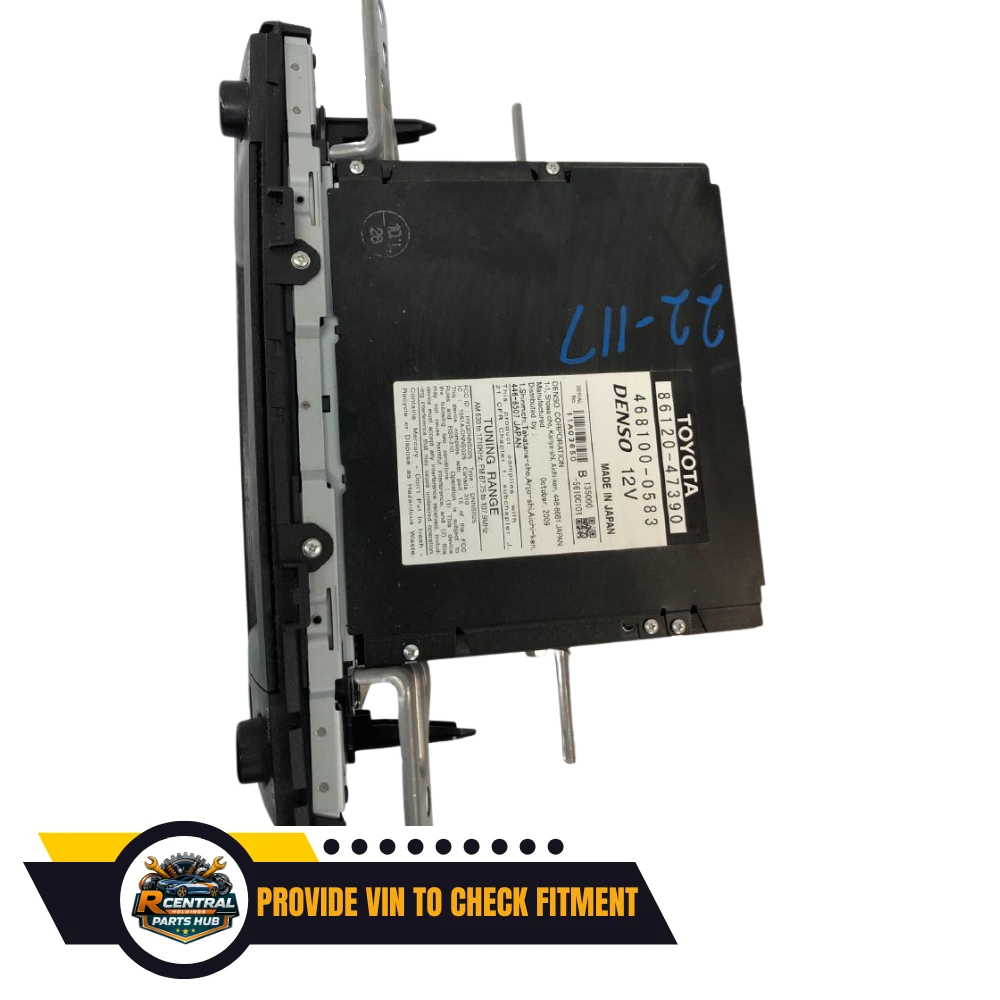 2010–2011 TOYOTA PRIUS DISPLAY SCREEN DASH MOUNTED NAVIGATION SATELLITE E7022 — view 3