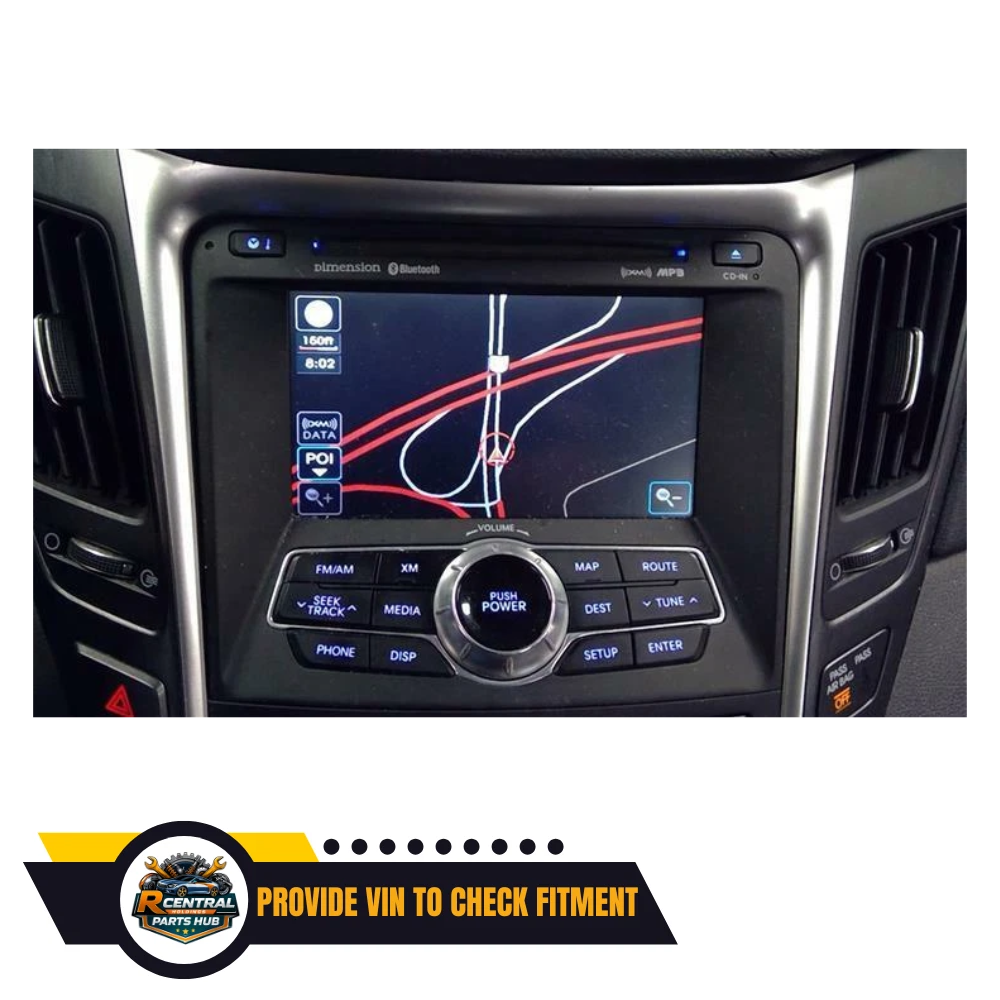 2011 Hyundai Sonata Radio Receiver with GPS Navigation OEM 11 — view 2