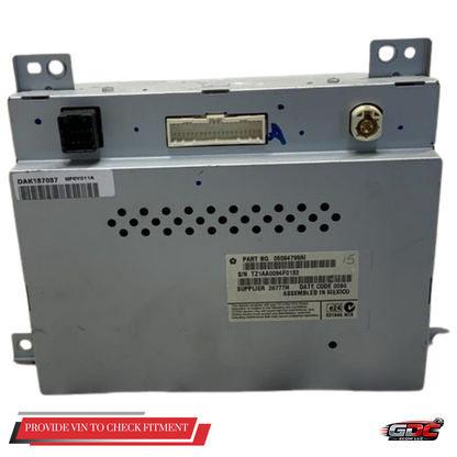 2011–2014 Dodge Charger Navigation Information Display Screen 8.4" OEM — view 2