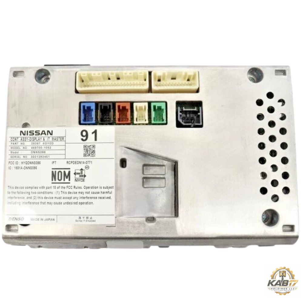 2019–2020 Nissan Pathfinder Armada QX60 Touch Screen Navigation Radio DISP OEM — view 2
