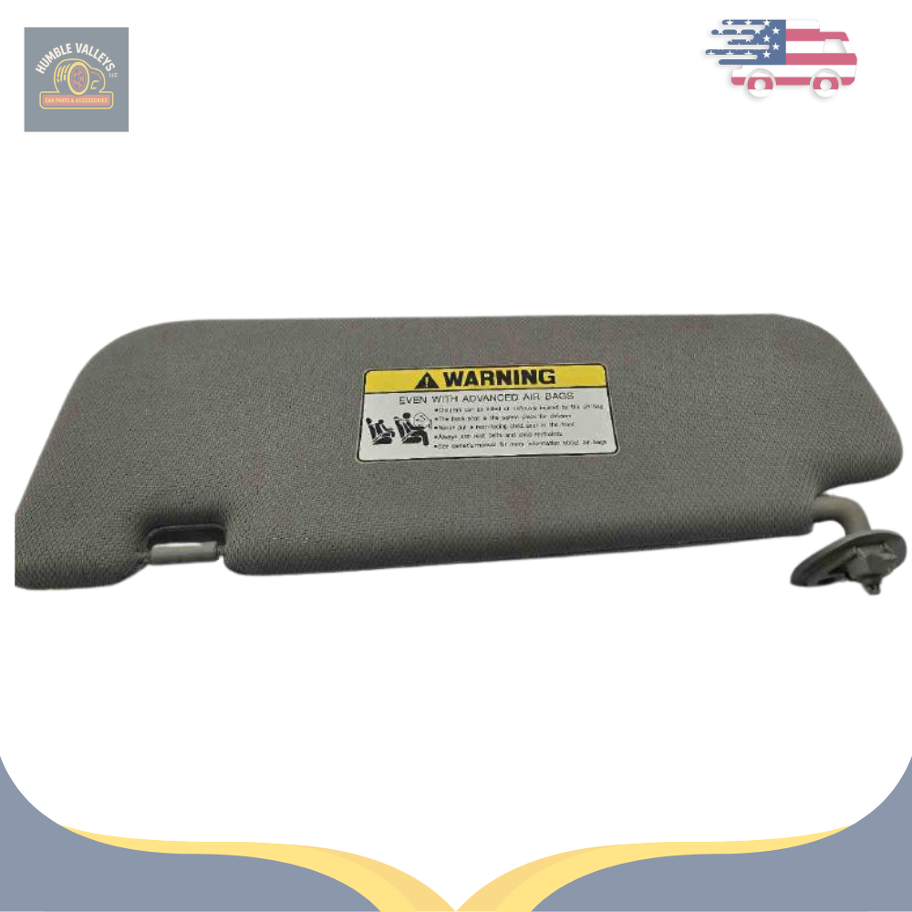 2009–2016 Hyundai Genesis RH Passenger Sunvisor Sun Visor with Mirror Extender OEM — view 1
