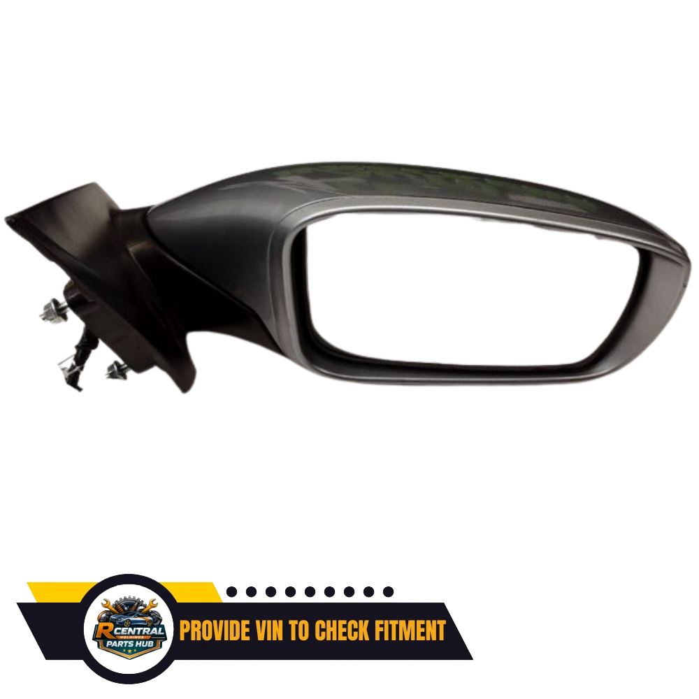 2011–2015 Hyundai Sonata Right Passenger Side View Door Mirror Silver OEM — view 1