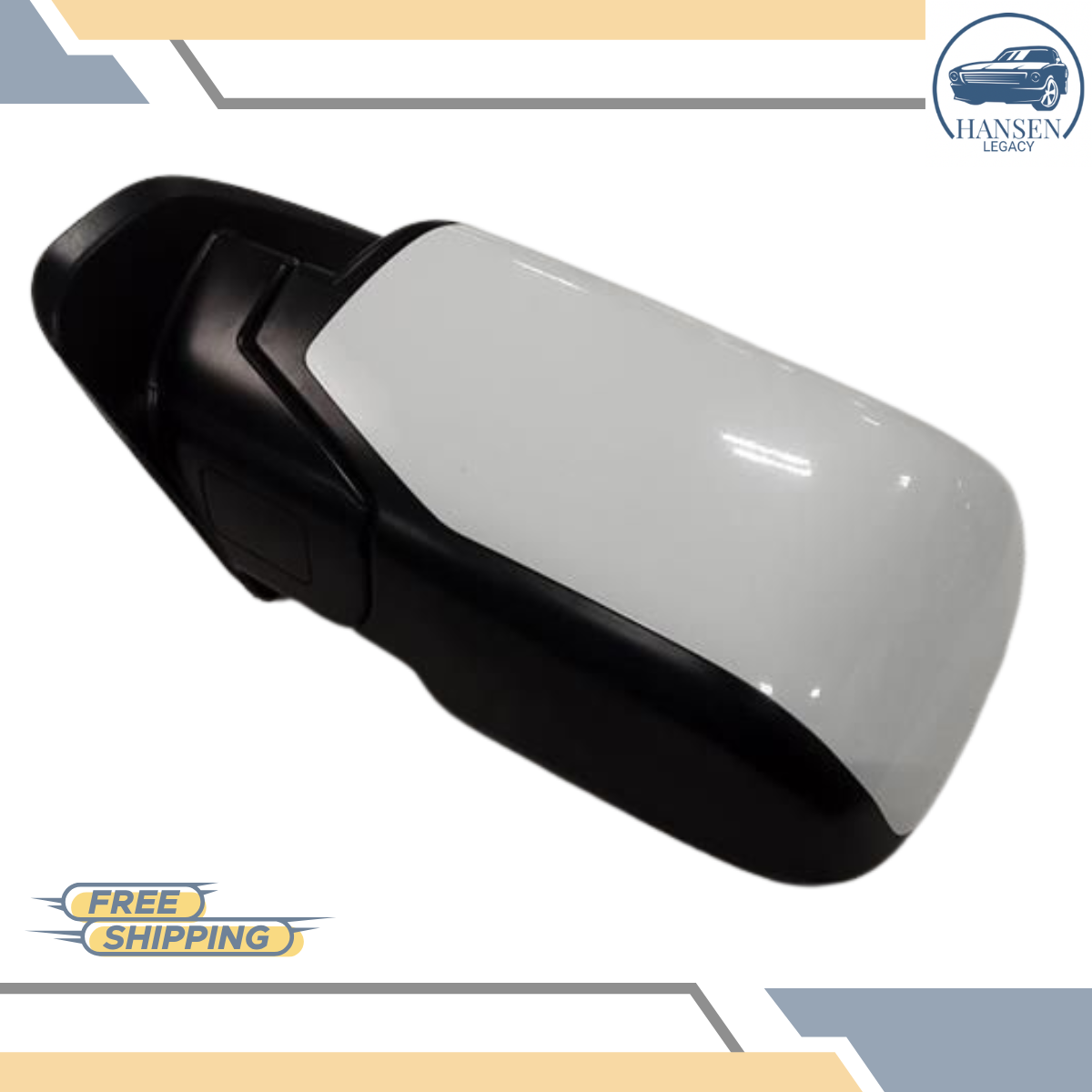 2009–2015 Honda Pilot Left Driver Side View Door Mirror Heated White LH — view 5