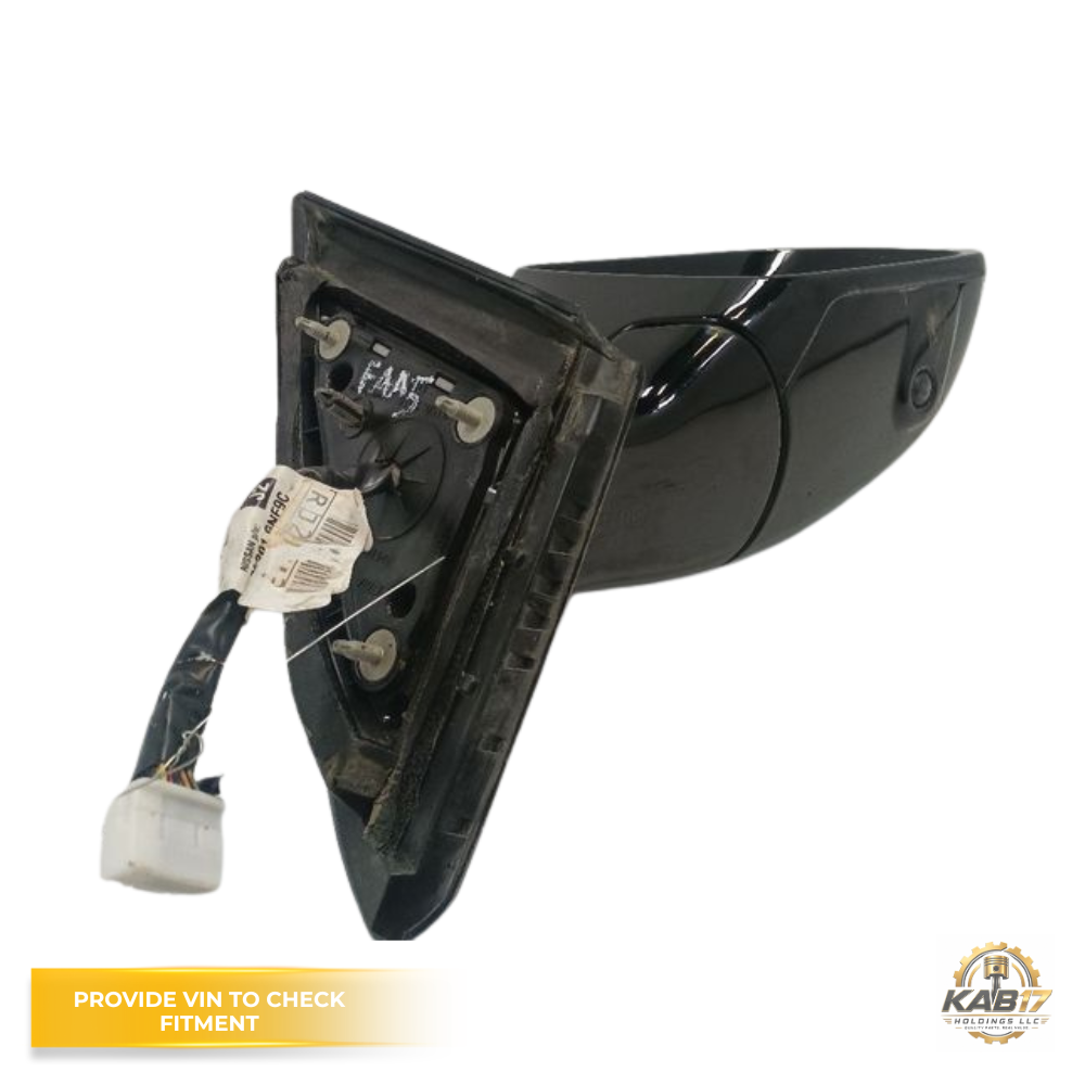 2017–2020 Infiniti QX60 Right Passenger Side Door Mirror Assembly Black OEM — view 5
