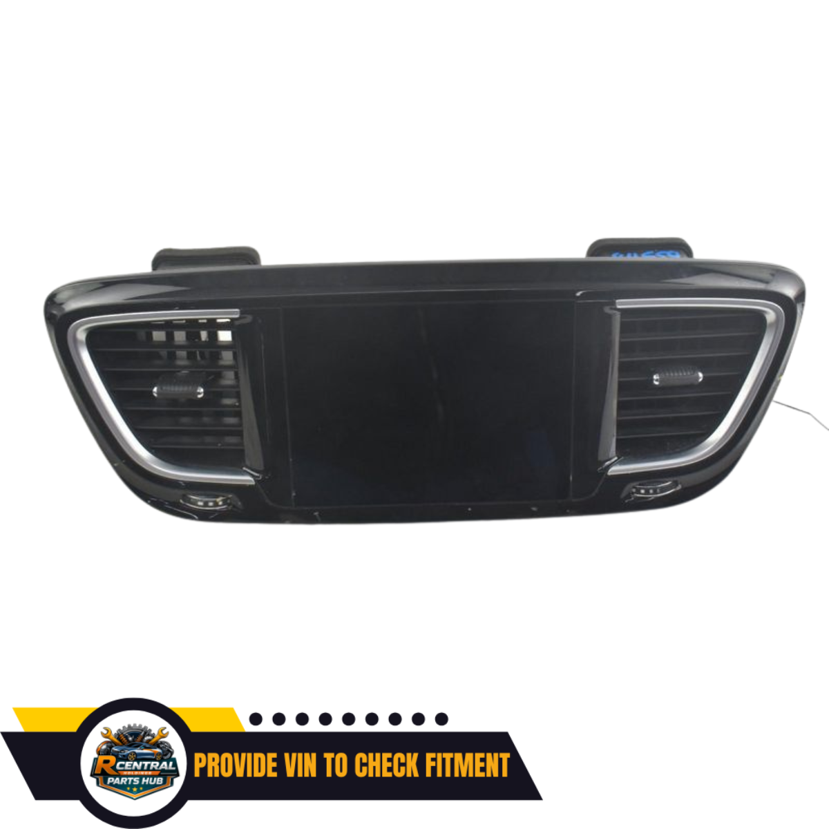 2018–2020 Chrysler Pacifica Display Screen Radio Reciever Panel OEM — view 3
