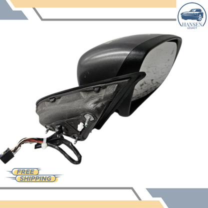 2014–2021 Jeep Cherokee Right Passenger Side View Door Mirror Black RH — view 1