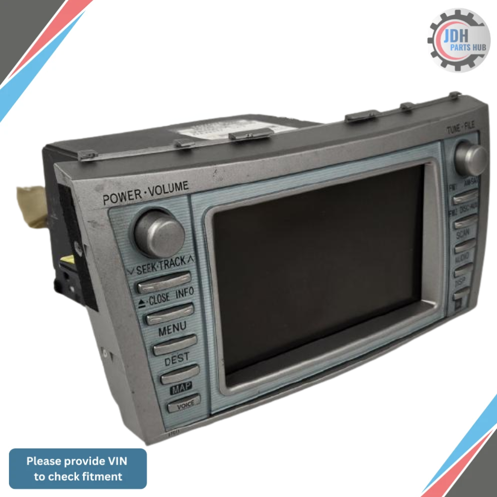 2007–2009 Toyota Camry Hybrid AM FM Navigation SAT MP3/CD/DVD Player Radio OEM — view 2