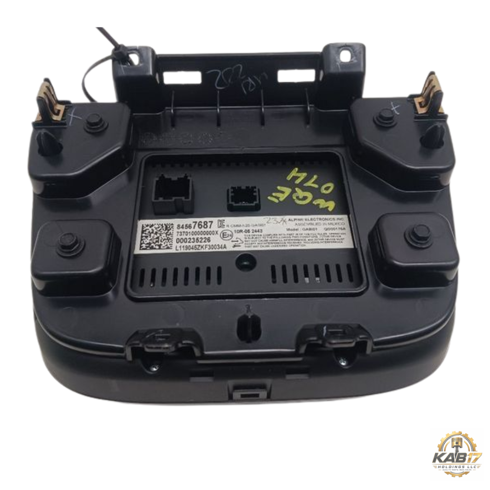 2019–2023 Chevrolet Malibu Dash Mounted Information Display Screen ID 84537167 — view 2