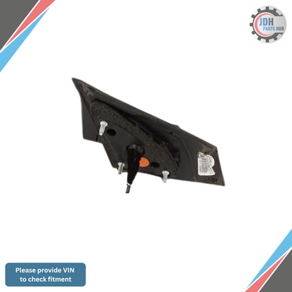 2015–2017 Hyundai Sonata Left Driver Side White Door Mirror Blind Spot — view 3