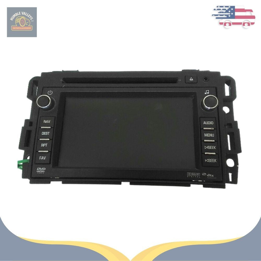 2010–2012 Chevrolet Traverse Navigation Radio Receiver with Display — view 1