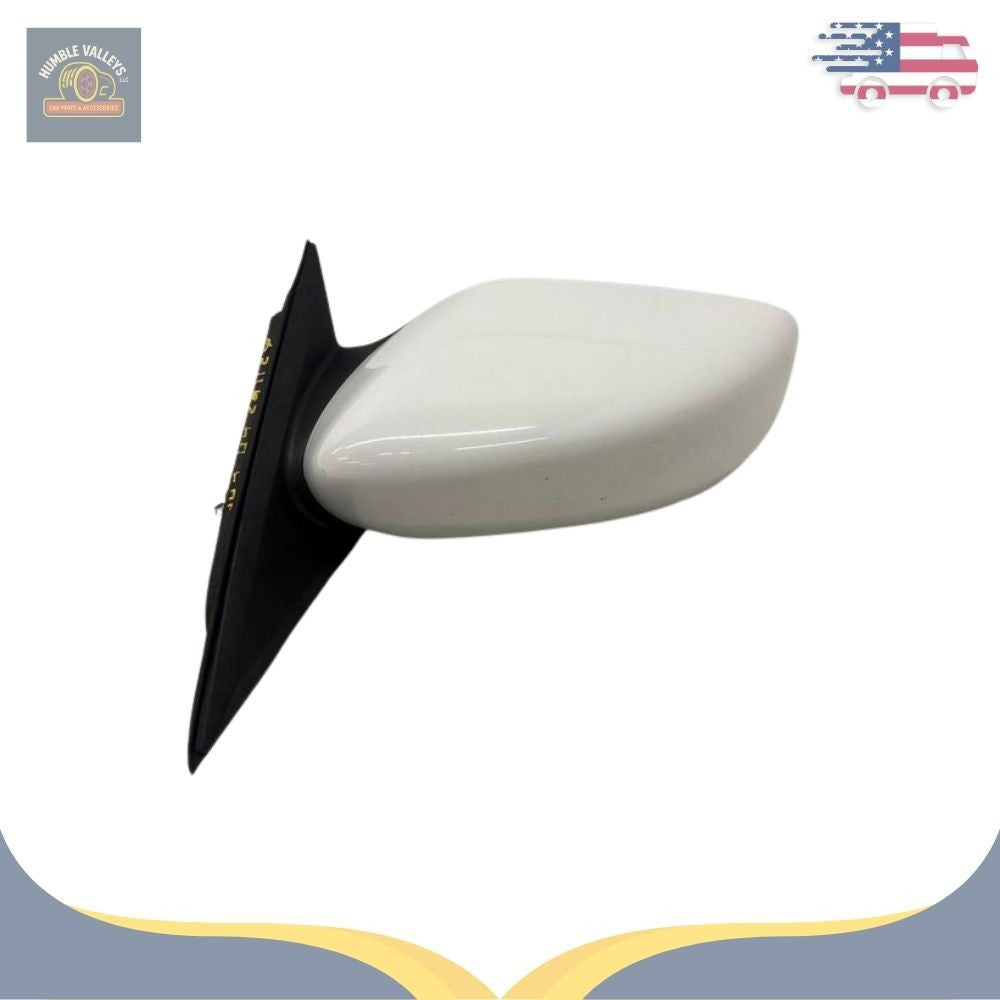 2013–2018 Nissan Altima Sedan Left Driver Side View Door Mirror White — view 1