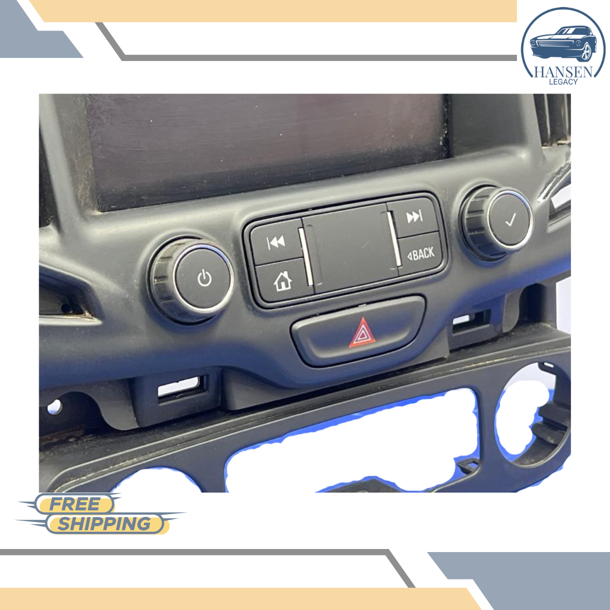 2019–2021 GMC Terrain Radio Control Panel Display Screen ID 84677518 — view 4