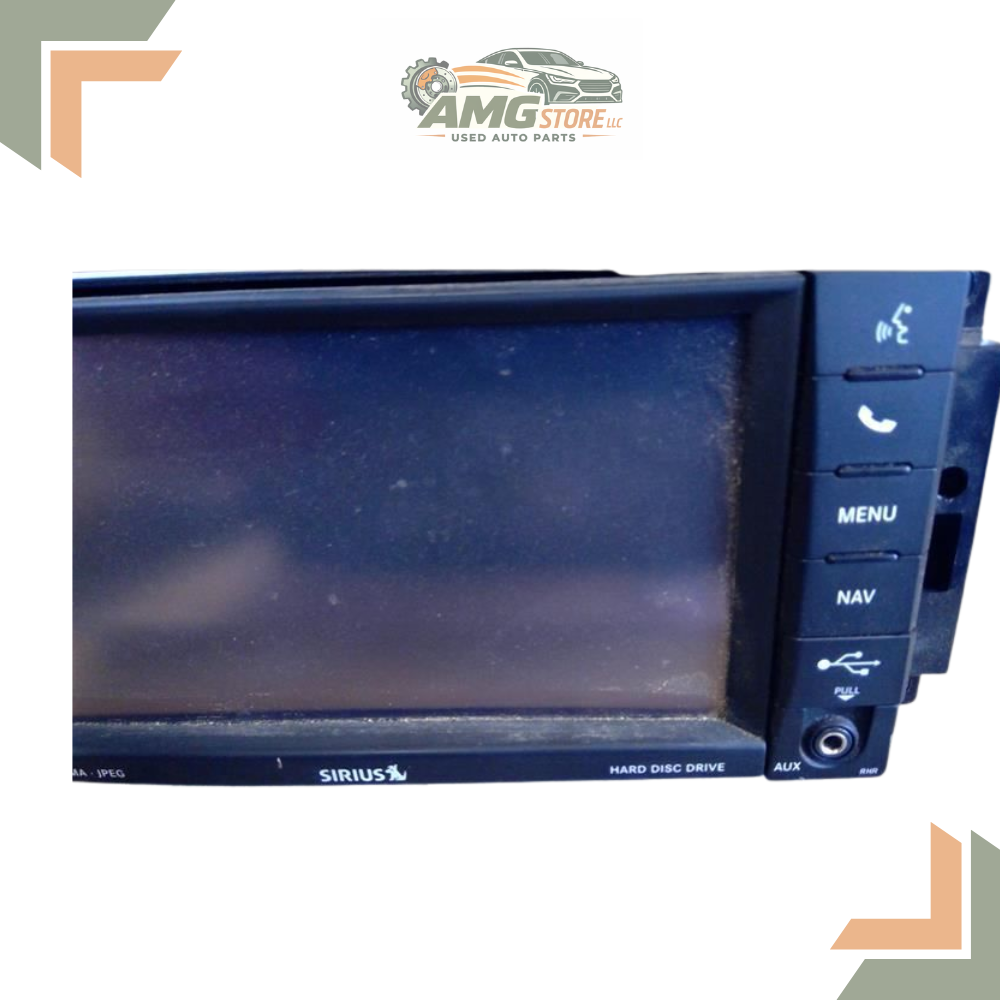 2013–2014 DODGE Challenger AM-FM-CD-DVD-H<wbr/>DD Navigation UConnect Radio RHR OEM — view 3
